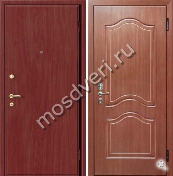 Дверь в квартиру с МДФ и ламинатом - купить от производителя Мосдвери Дверь в квартиру с МДФ и ламинатом